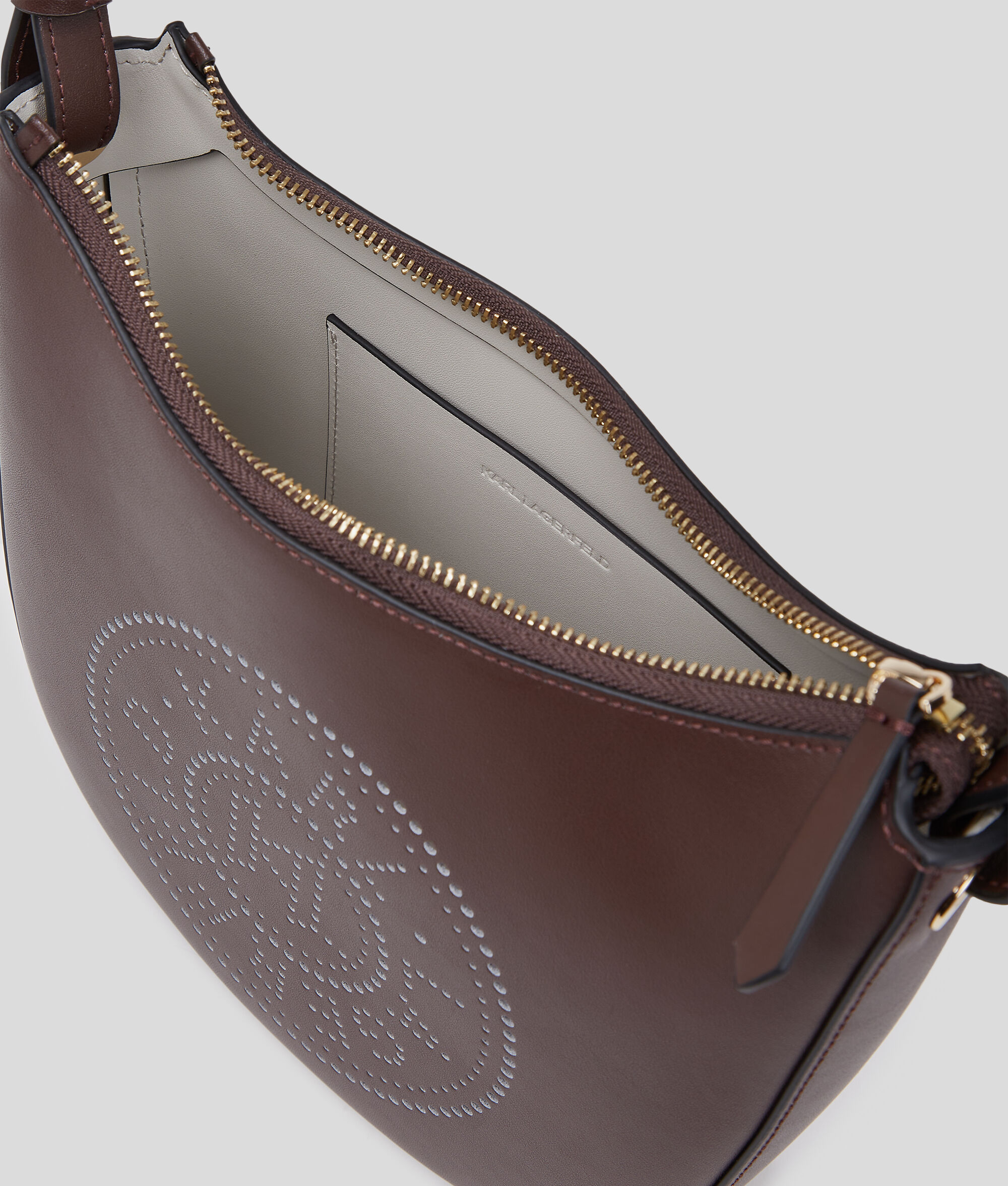 (image for) Dependable K/Circle Perforated Moon Shoulder Bag